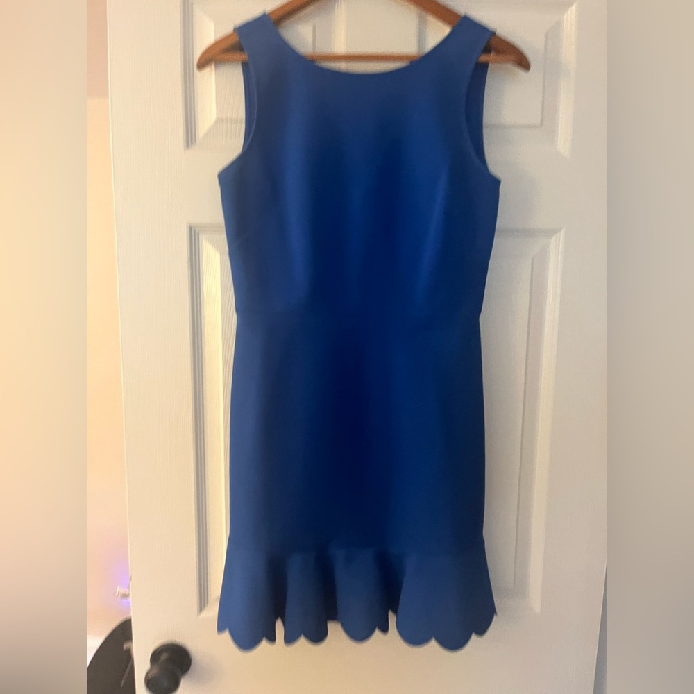 J.CREW size 6 blue dress